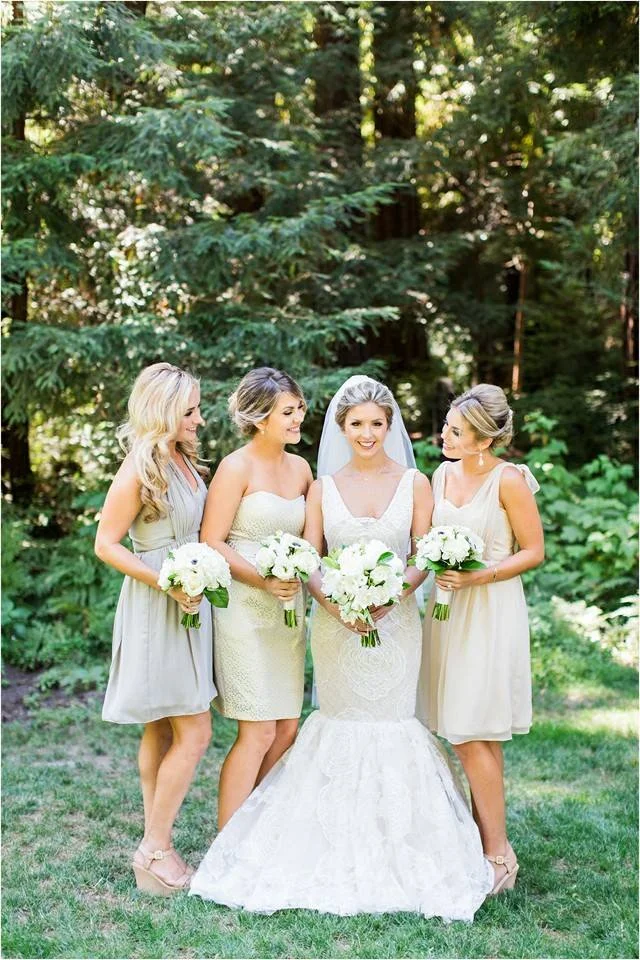 Bride and Bridesmaids by me