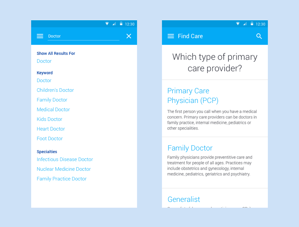 Finding Care