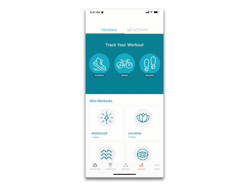 Prototyping: Track Your Workout