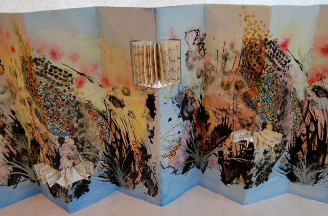  Sublimation : Stone Lithography, watercolor, ink 