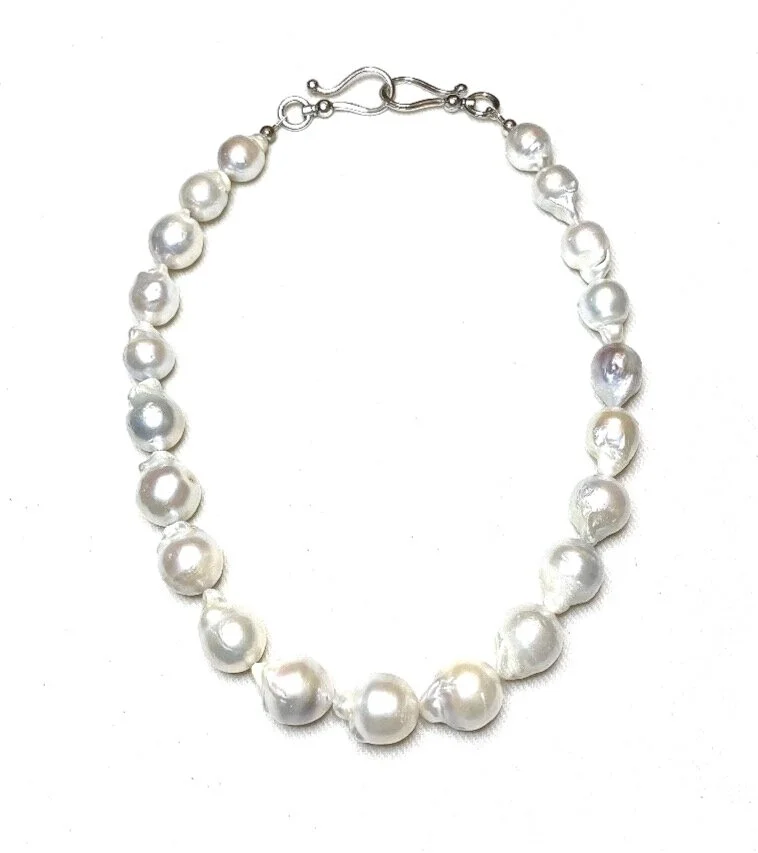 Large Baroque Pearls with Signature Clasp