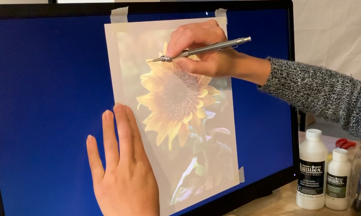 How to Transfer Sketch onto Painting Surface