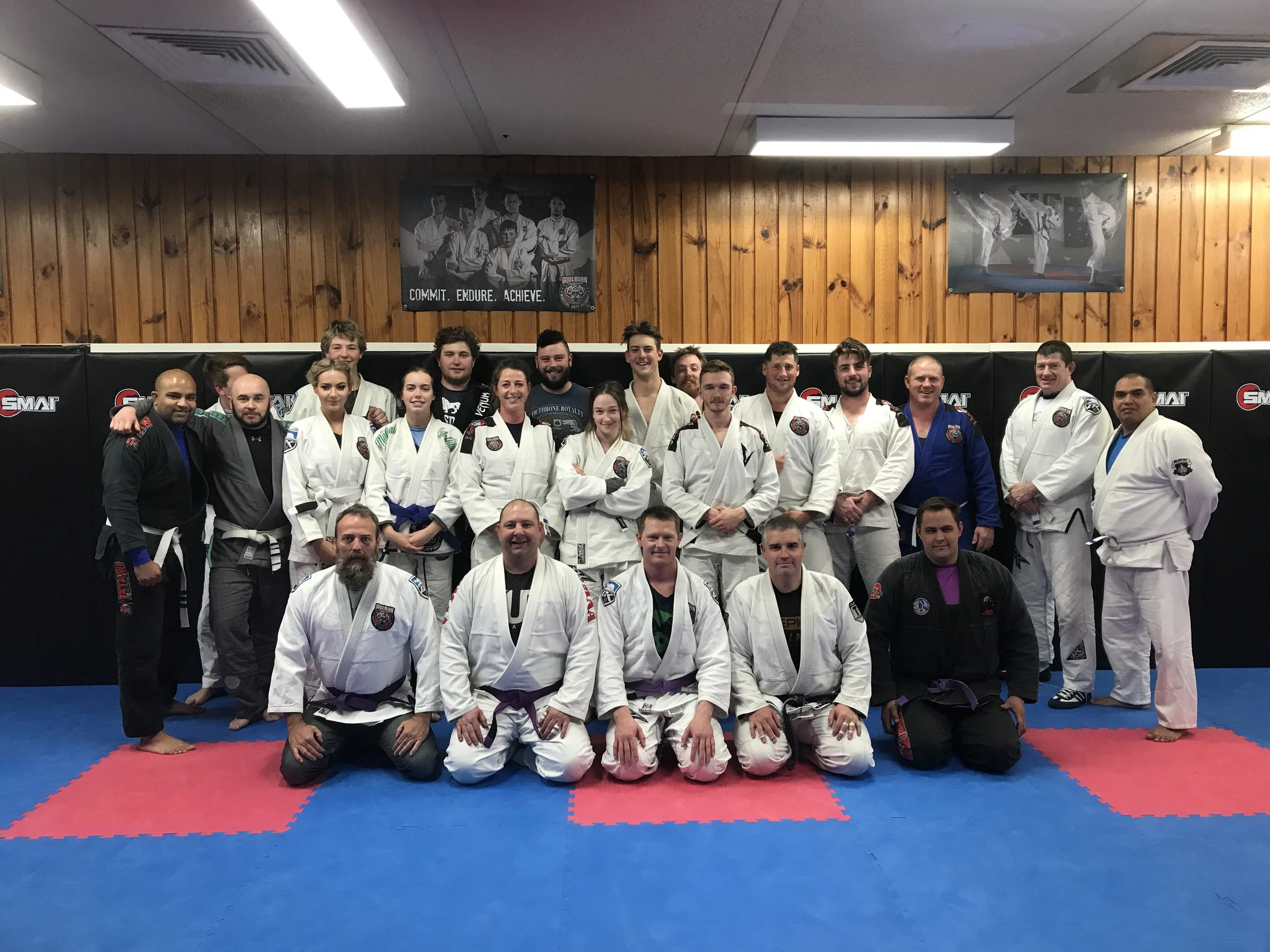 We were lucky enough to have our Balck Belt Coach Danny weir come and share the mats with us again as well as Machado Team mate Scott Cunningham. While over here Danny Wrapped a flash new purple belt on our OG Floop. I want to congratulate you mate many years and hard work have gone into this new rank as well as a fresh new purple eye. Well done!
