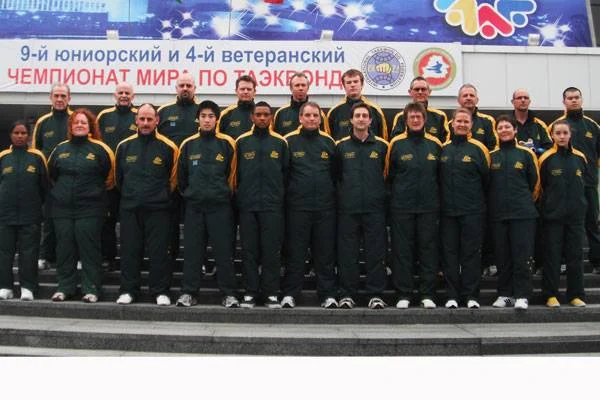 Joshua in the Australian team at Minsk Belarus in 2010