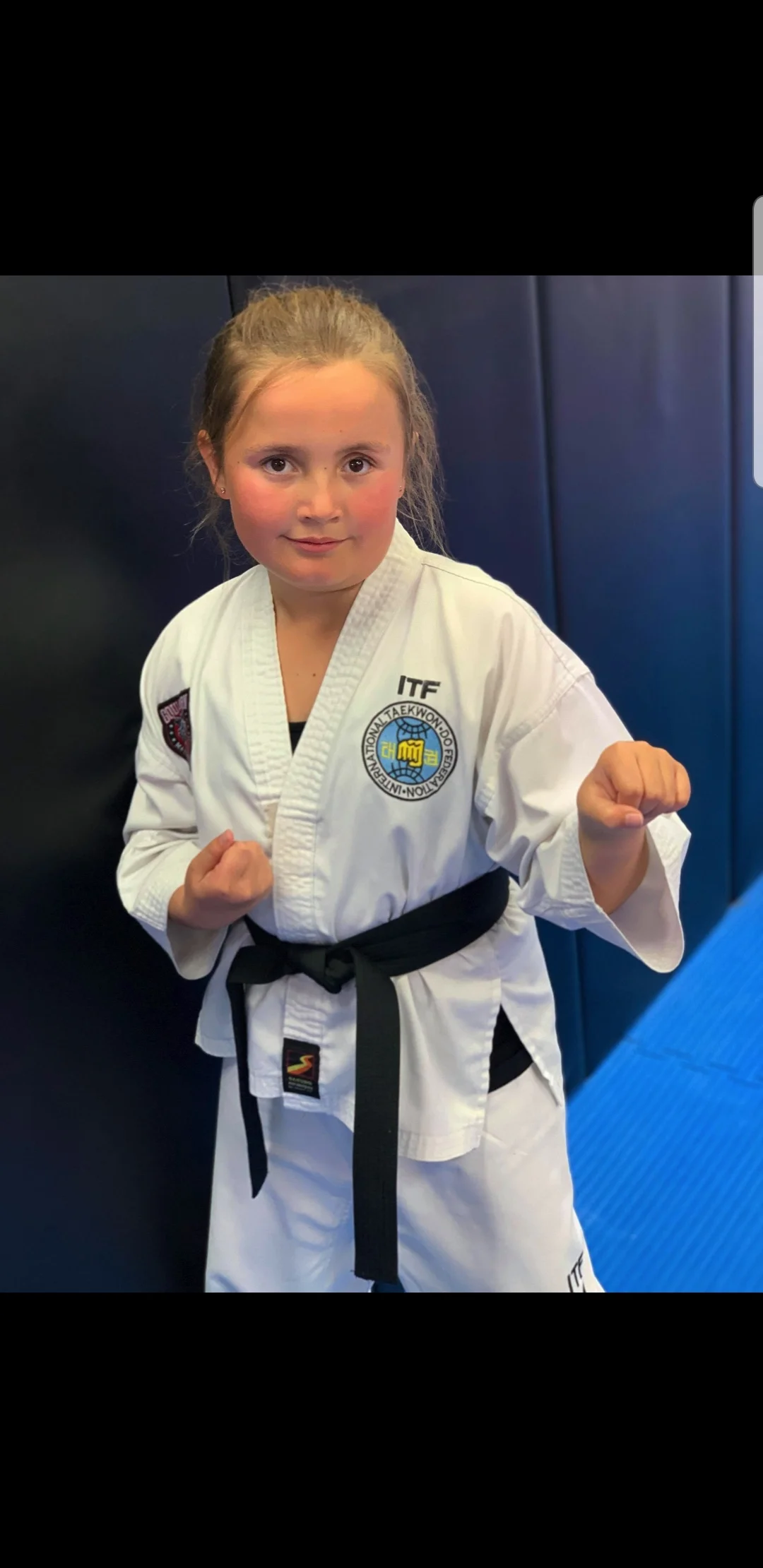 Casey Roberts Taekwondo has turned out to be just right for me. My journey started at the age of 5. I was a keen student in the Little Ninja's program. Taekwondo has given me something to be apart of and a purpose. It has worked wonders for my self - esteem, my friendships, and my confidence. I have just recently attained my 1st degree Blackbelt. 29/ 6 / 19. I am very proud how far I have come. I want to keep learning. I want to keep progressing. I enjoy competing & i am looking forward to many more competition 's in the future. My brother has been my biggest inspiration. I would like to follow in my brothers foot steps. My brother Cooper is a 2nd degree Blackbelt.