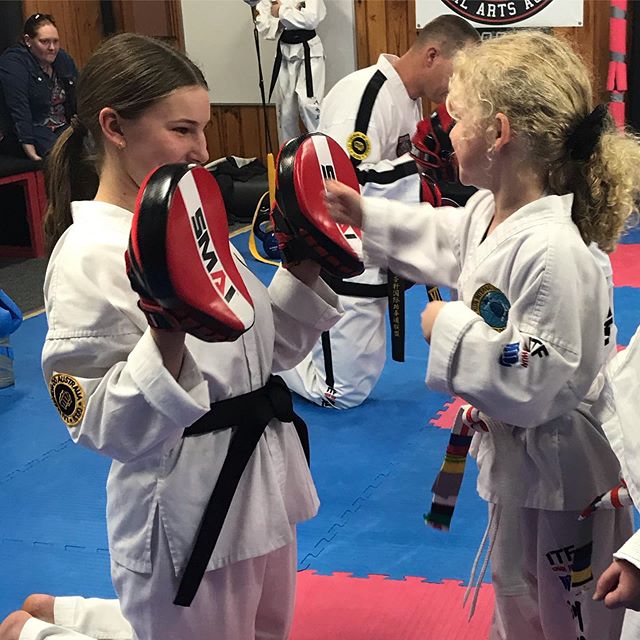 Merrin, leading some of our Little Ninjas