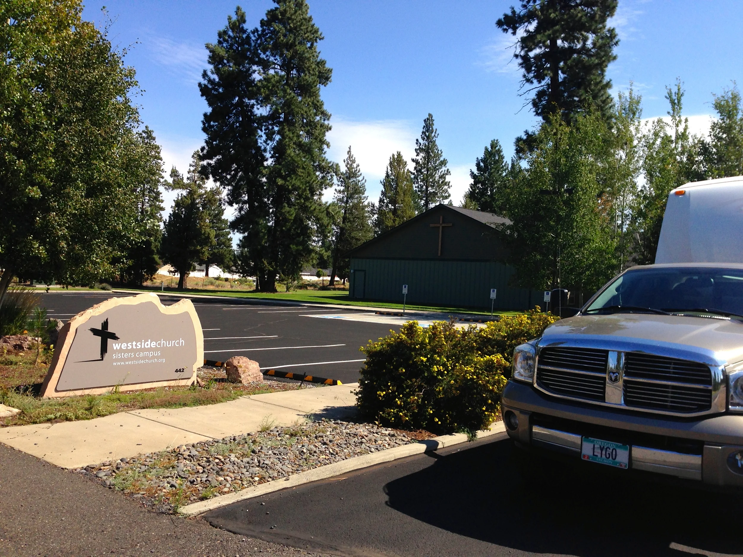 Westside Church in Sisters, Oregon (where Jerry & Lois Kaping pastor).