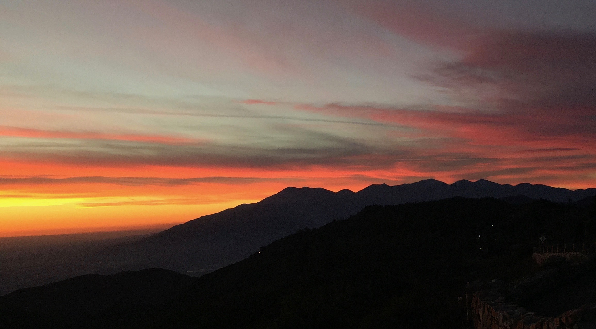 Overlooking San Bernardino from Rim of the World Highway