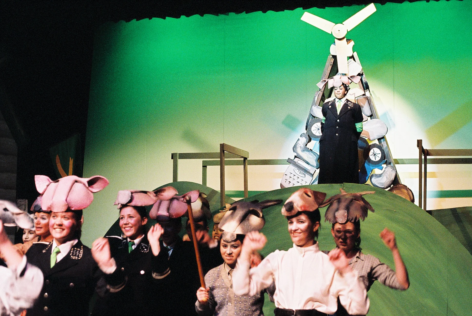   Animal Farm  - Photo by James Field | Set Design: Chantal Marks | Masks: Stephanie Fisher 
