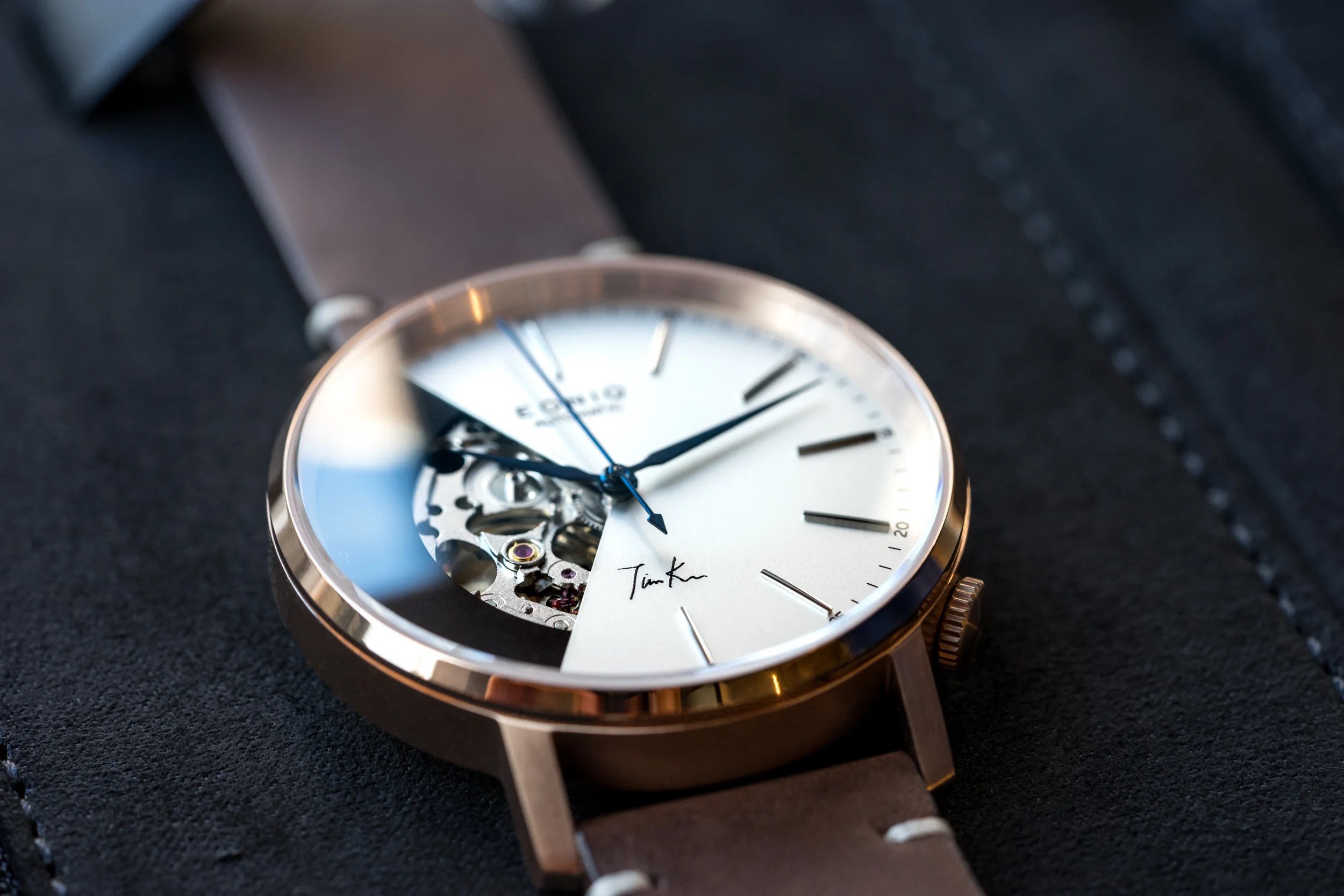 Copy of ALSTER Classic-S Pad Print Dial x Flame Bluing Workshop