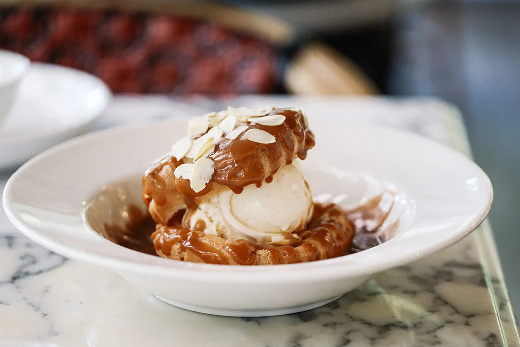 Salted Caramel Giant Profiterole
