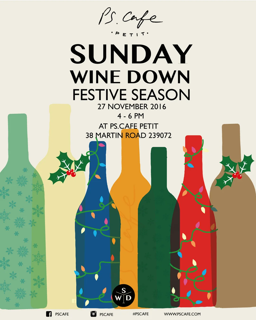 The most wonderful time of the year. Whether you're looking for wines to match, to festive fare, gift ideas or a coping mechanism, we've got you covered. Sunday Wine Down is our end-of-the-month friendly walkabout wine tasting with fantastic discounts on purchases of six or twelve bottles. Share in our passion for fine wine. Event Page here !