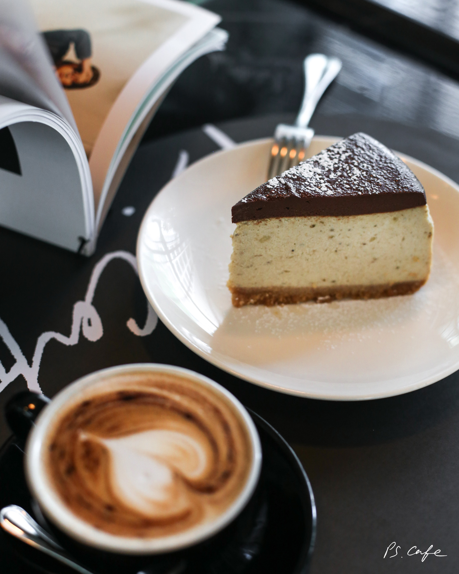Dark Chocolate Banana Cheesecake