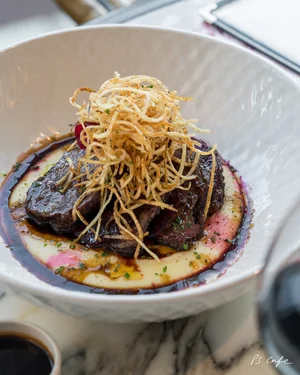 Image 33: Our Slow-Cooked Wagyu Beef Cheek is served on a bed of creamy potato fondue and tangy pickled beetroot. Available for a limited time from the PS.Cafe Paragon specials menu ✨ #pscafe