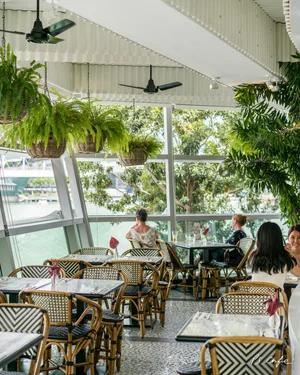 Image 31: A calming sanctuary by the water is the perfect place to relax and recharge ✨ #pscafe