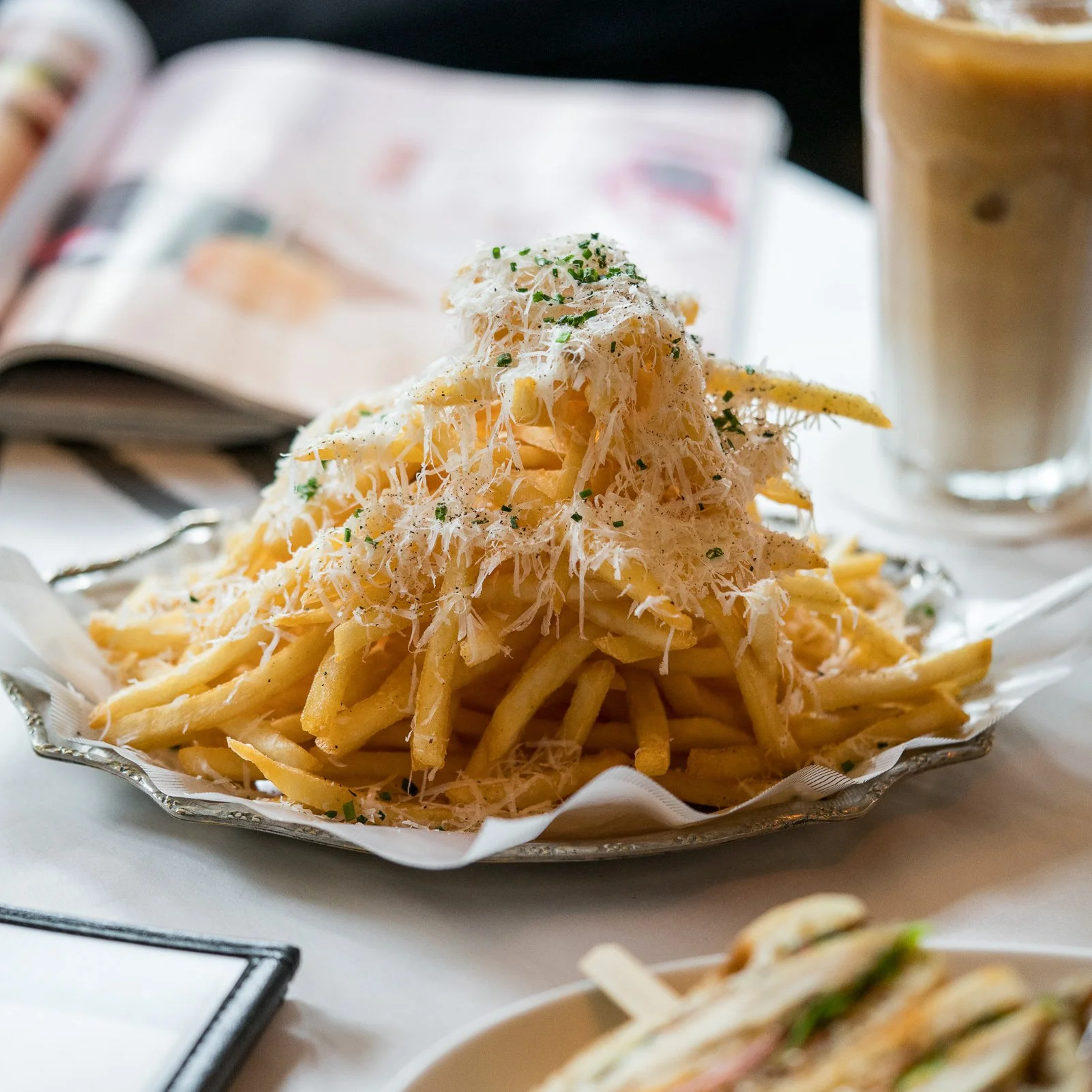 The signature truffle fries at PS.Cafe Singapore