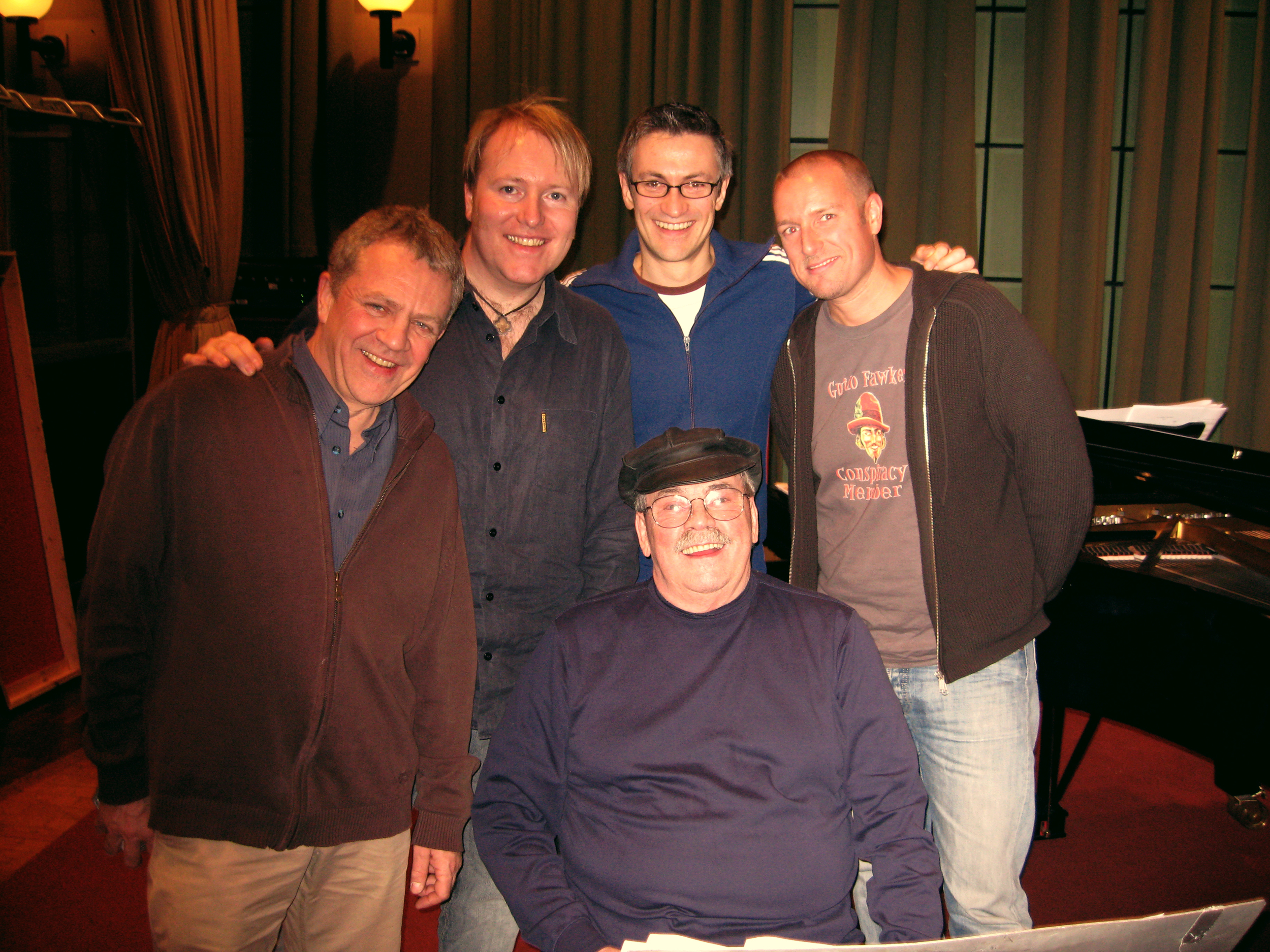BBC Maida Vale Studio 3, 2007. Jeff Daly, Howard McGill, Dave O'Higgins, Phil Woods, MW