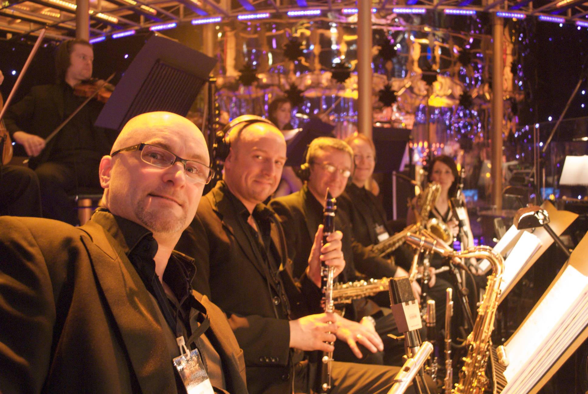 BBC Television Centre, 2008. Adrian Revell, MW, Jamie Talbot, Howard McGill, Claire McInerney