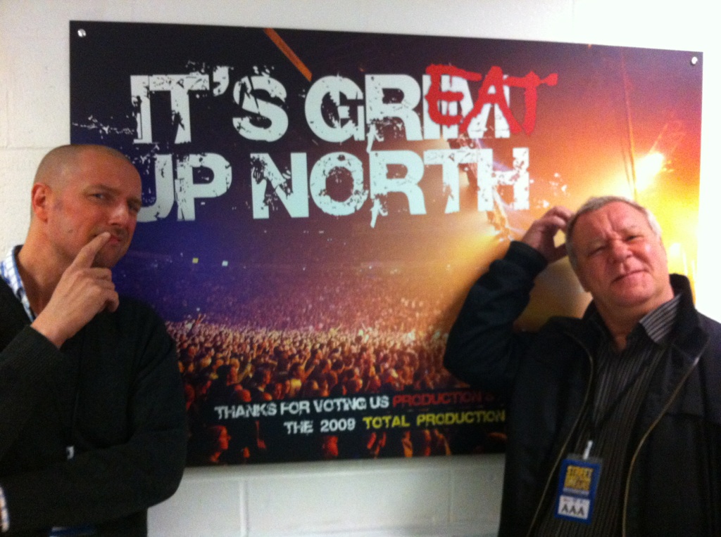 Puzzled with Derek Watkins , somewhere in the frozen North