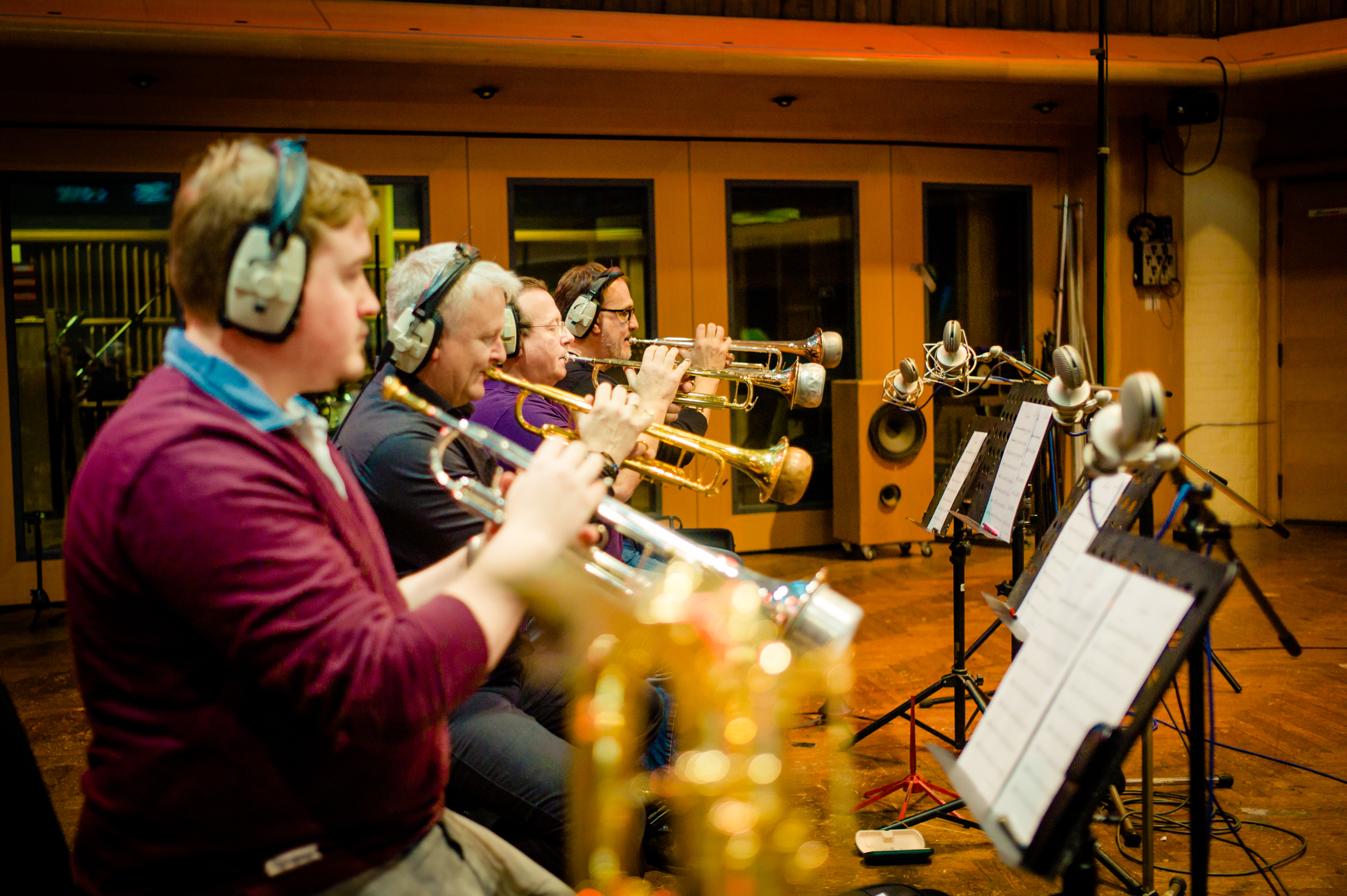 Tom Walsh, Mike Lovatt, Simon Gardner, Paul Spong, Air Studios, December 2014