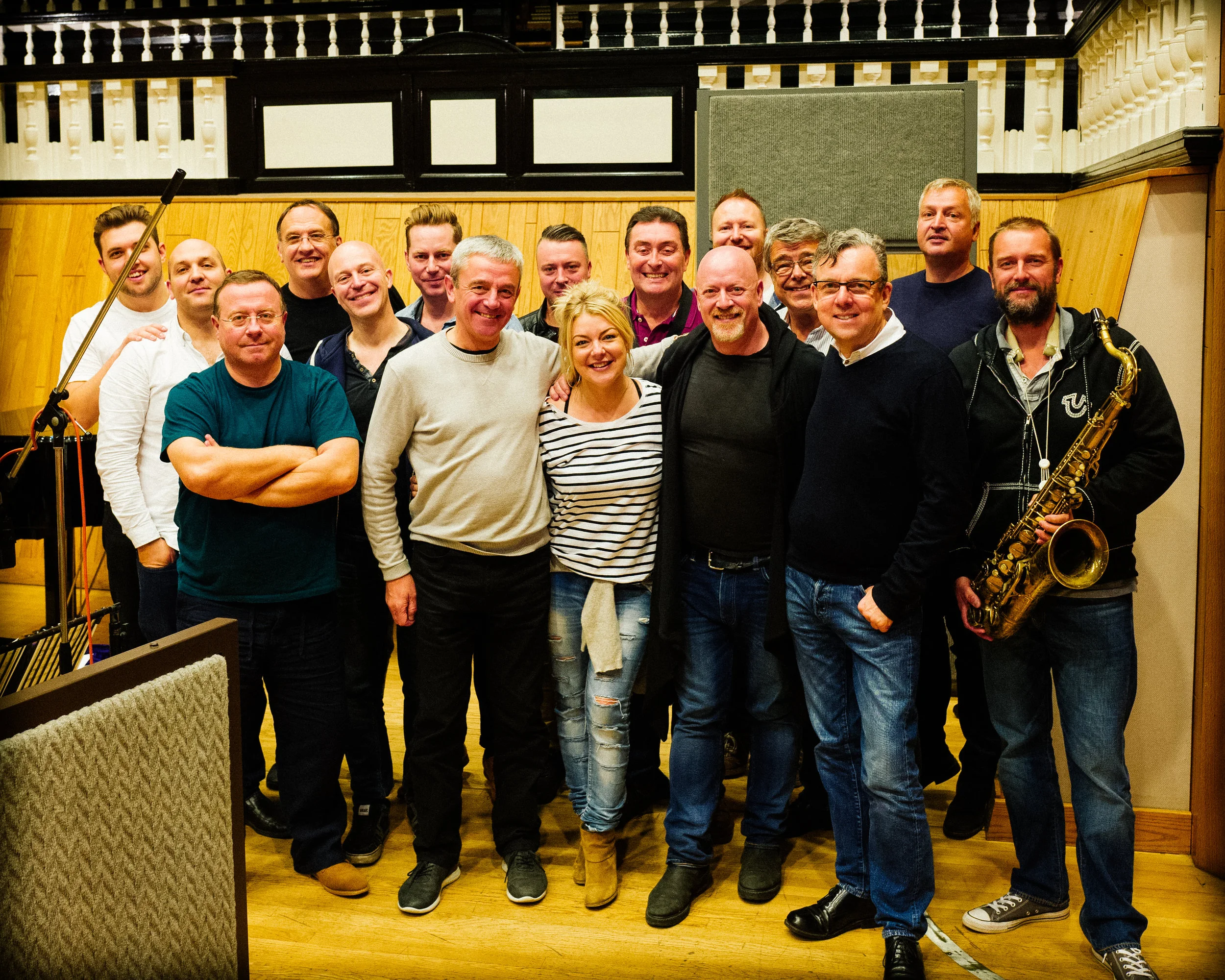 Recording with Sheridan Smith, Angel Studios, September 2017