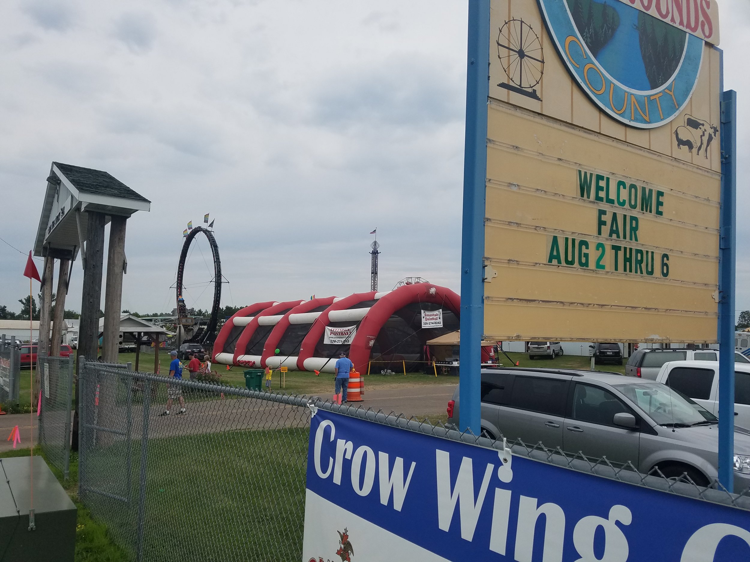 Crow Wing County Fair Entrance 