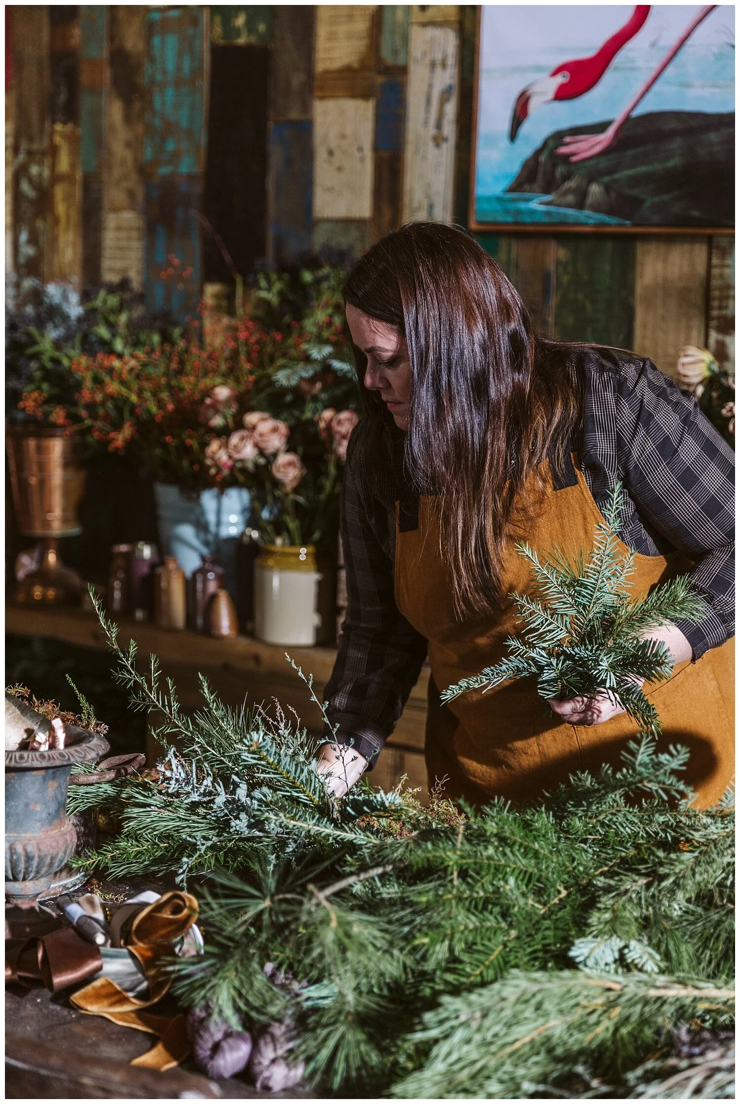 The Wilde at Barker &amp; Stonehouse - Christmas wreath making demo