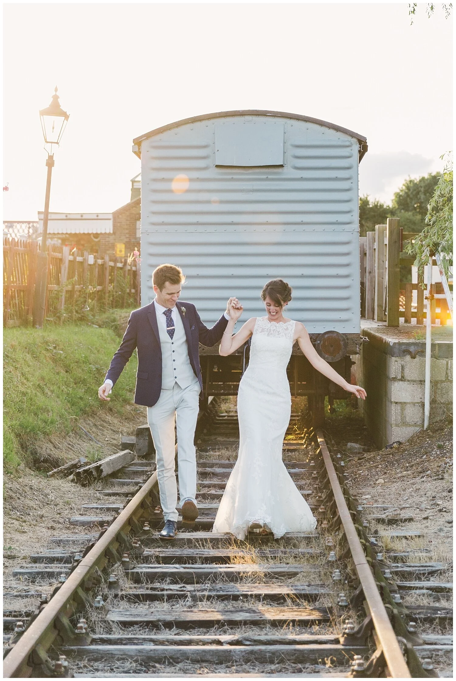 Kimberley &amp; Callum | Buckinghamshire Railway Centre wedding