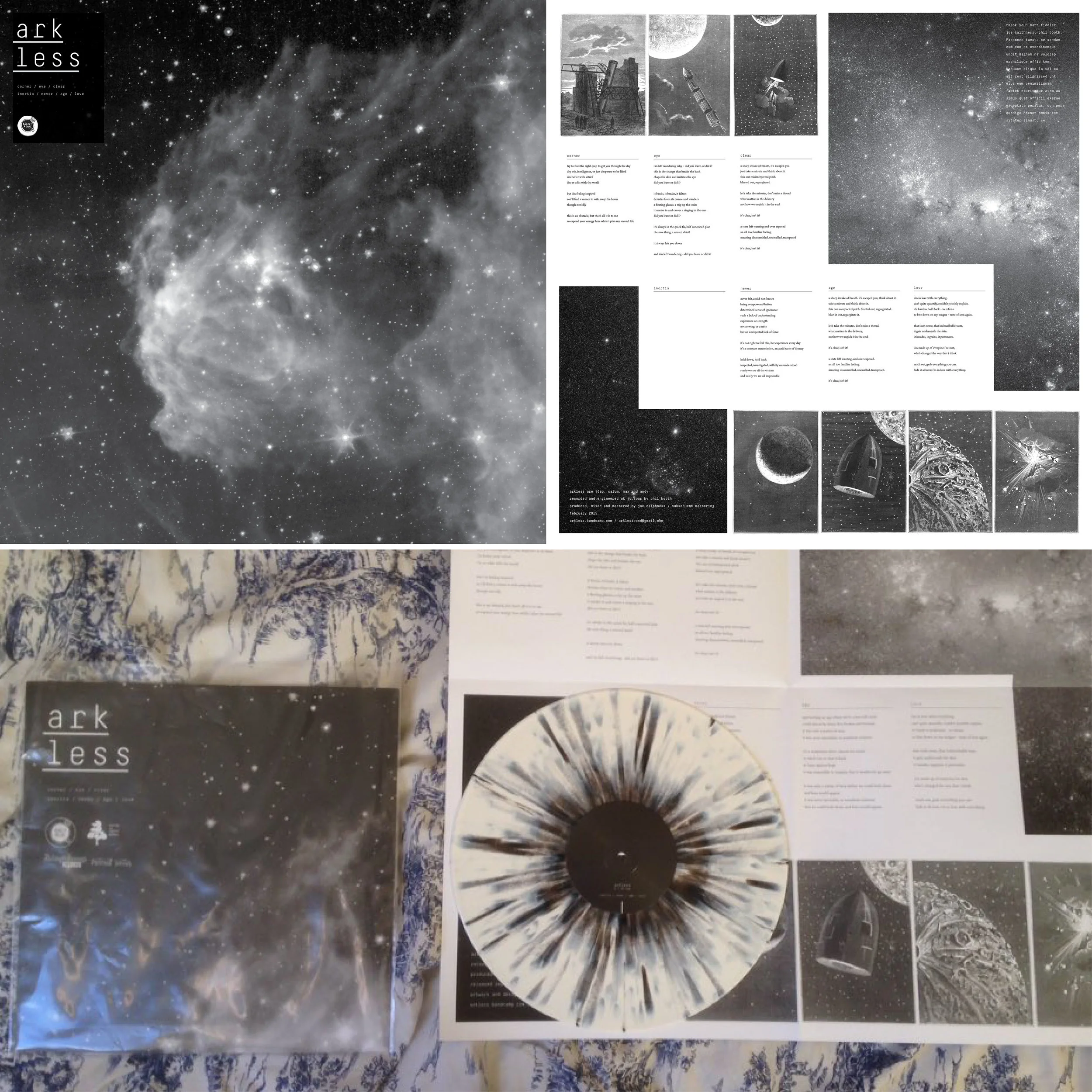 Arkless LP fold out poster artwork