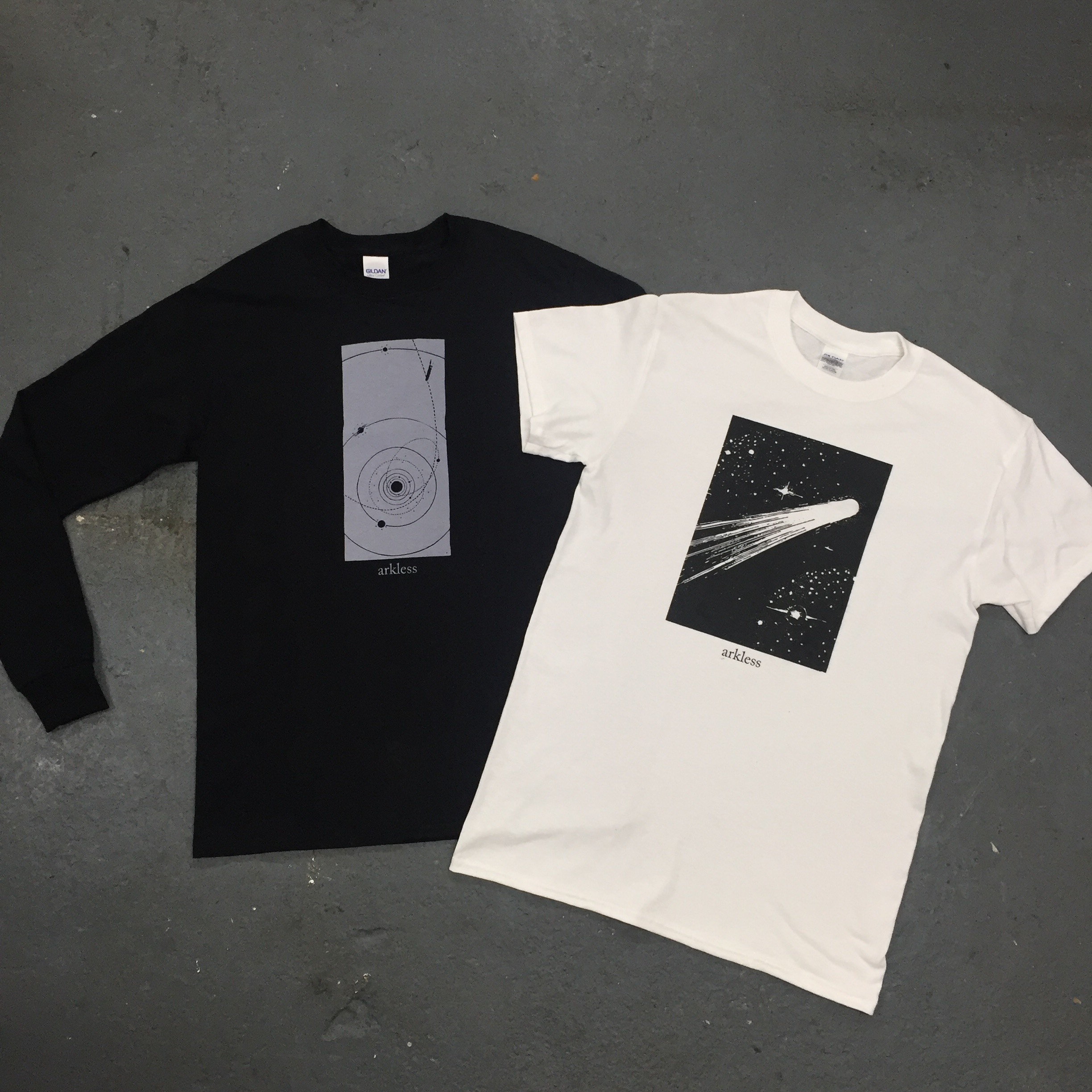 Arkless tshirts and long sleeves