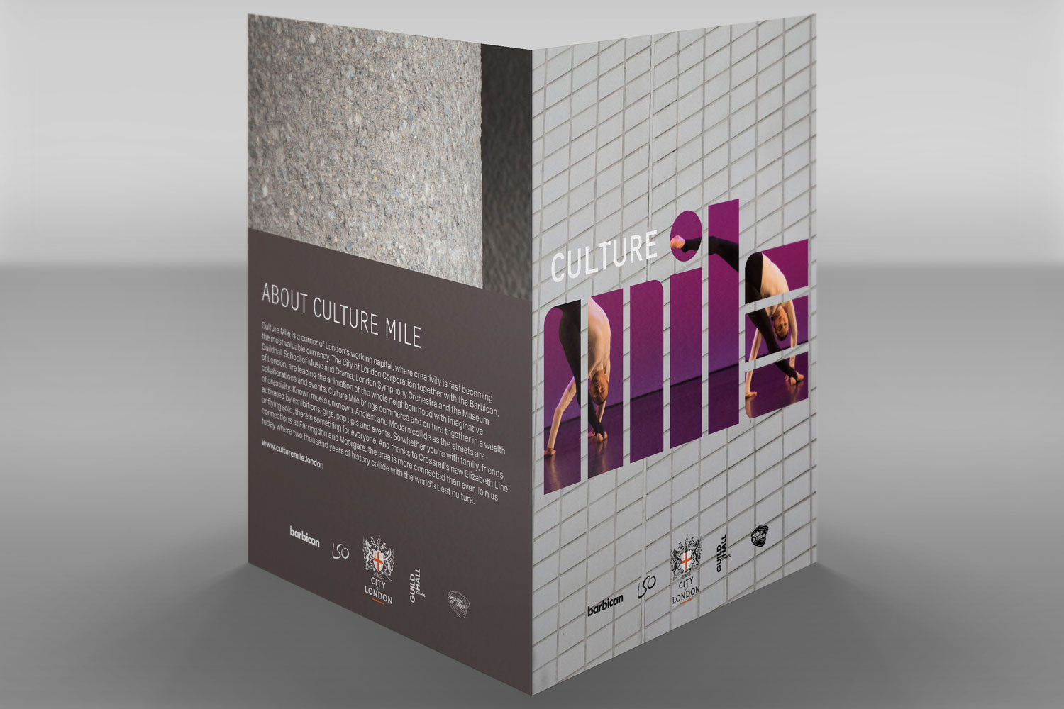 Culture Mile press pack folders