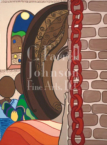 Rahab Gouache: 8-1/2" x 11-3/8"