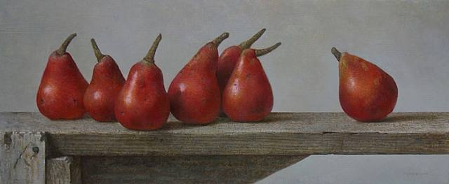 "High Horse" Oil on panel 10 1/2" x 25"