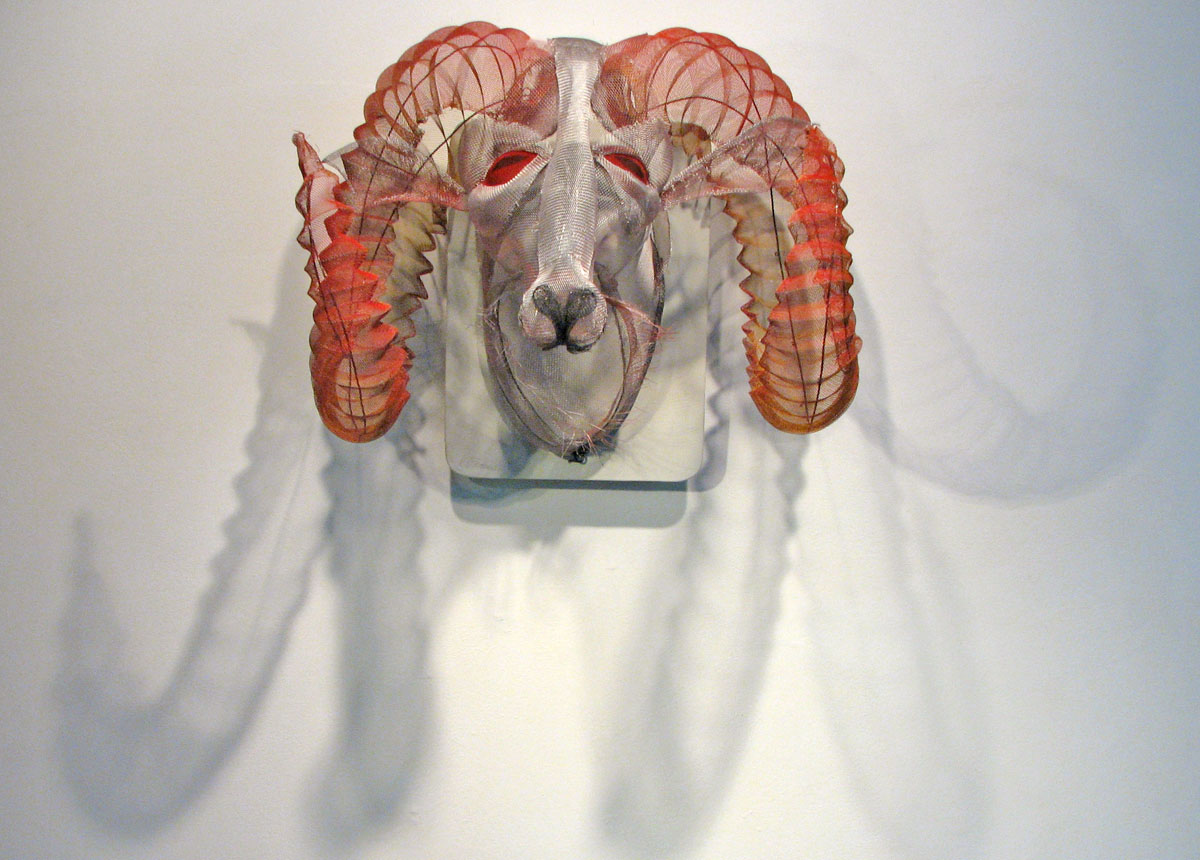 "Ram" Painted screen and wire