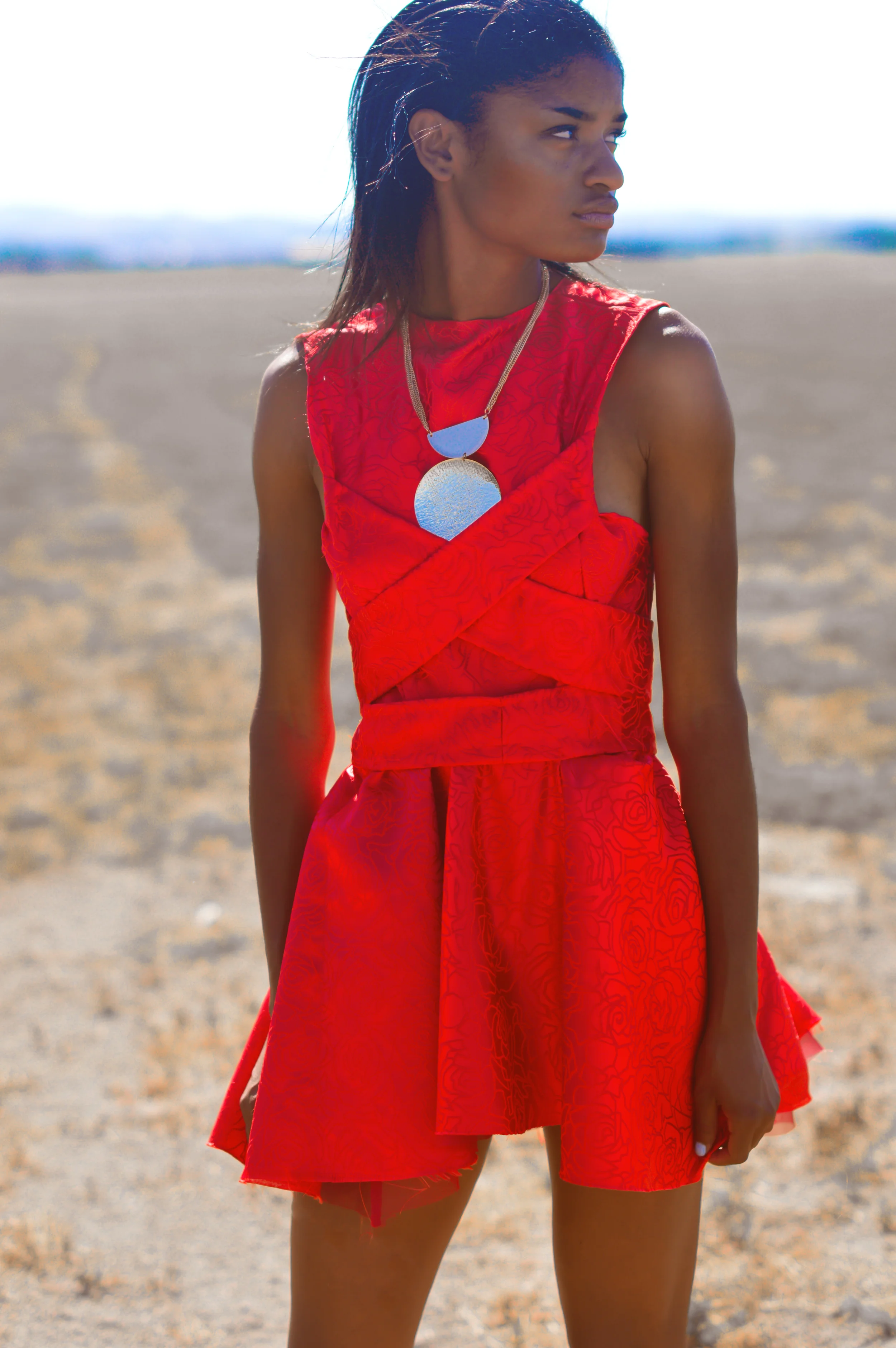 Rouge CrissCross Dress