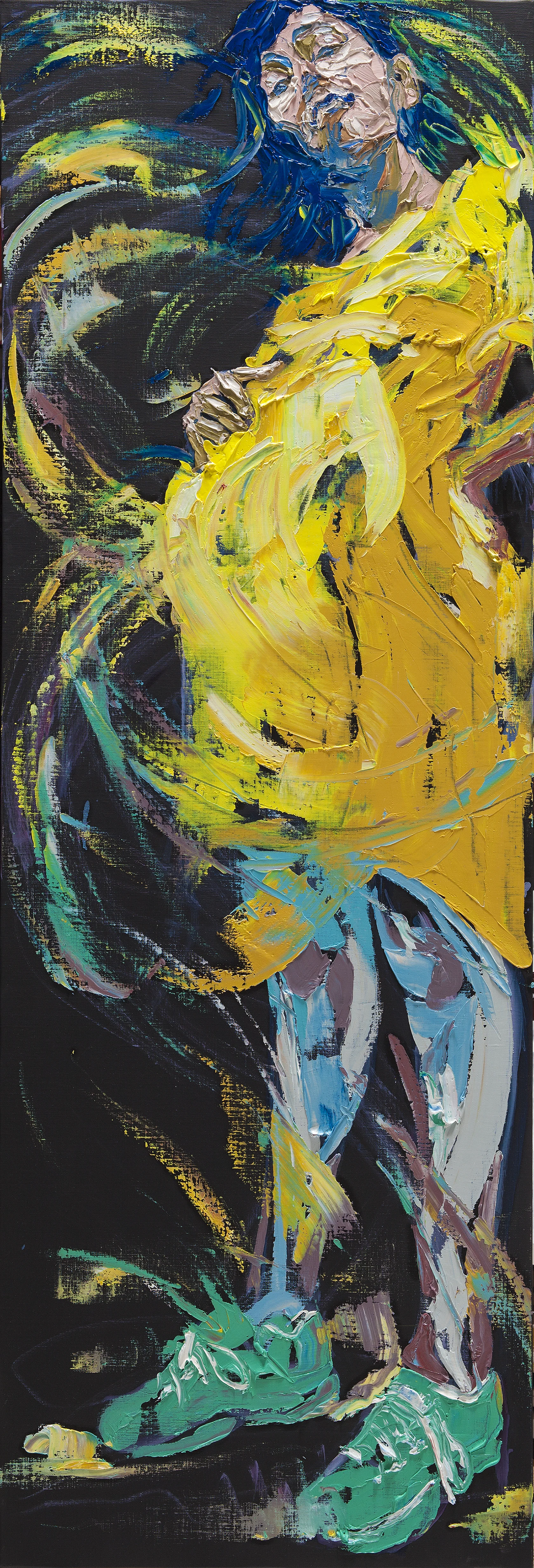 "Get Drunk #11" "취하라 #11" 180 cm x 60 cm oil on canvas 2015