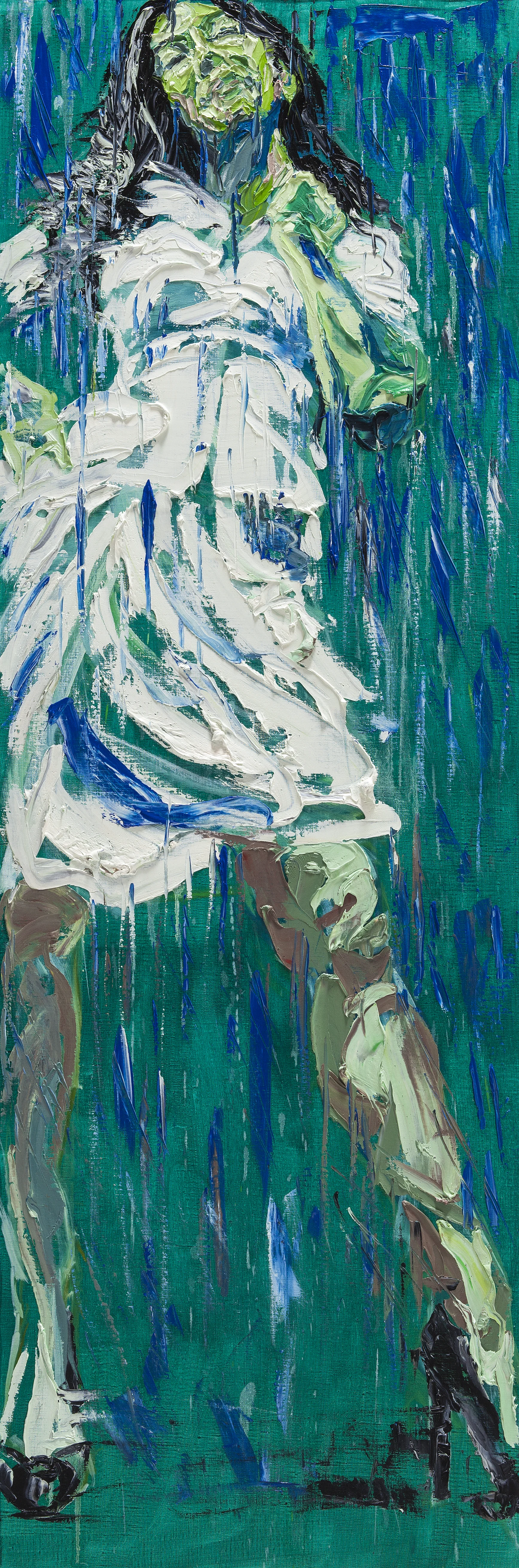 "Get Drunk #17" "취하라 #17" 180 cm x 60 cm oil on canvas 2016