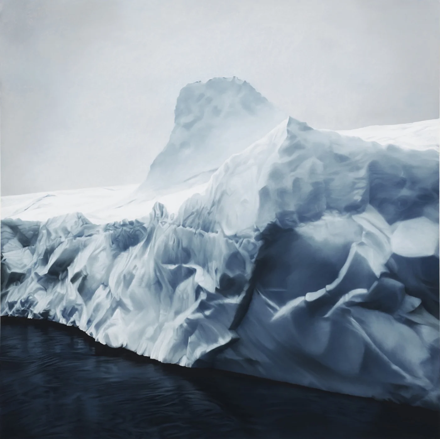Greenland no.72, 60x60: Image courtesy of Zaria Forman