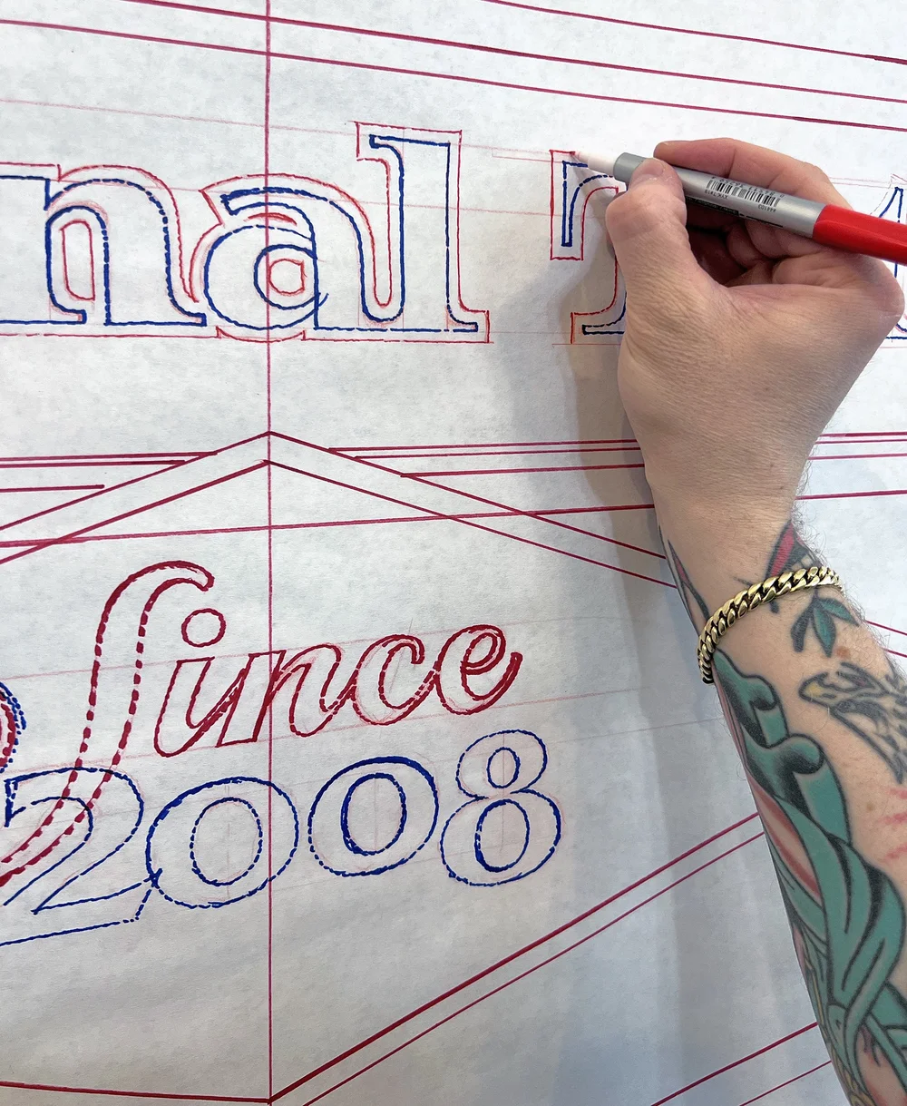 Hand Drawn Sign Lettering