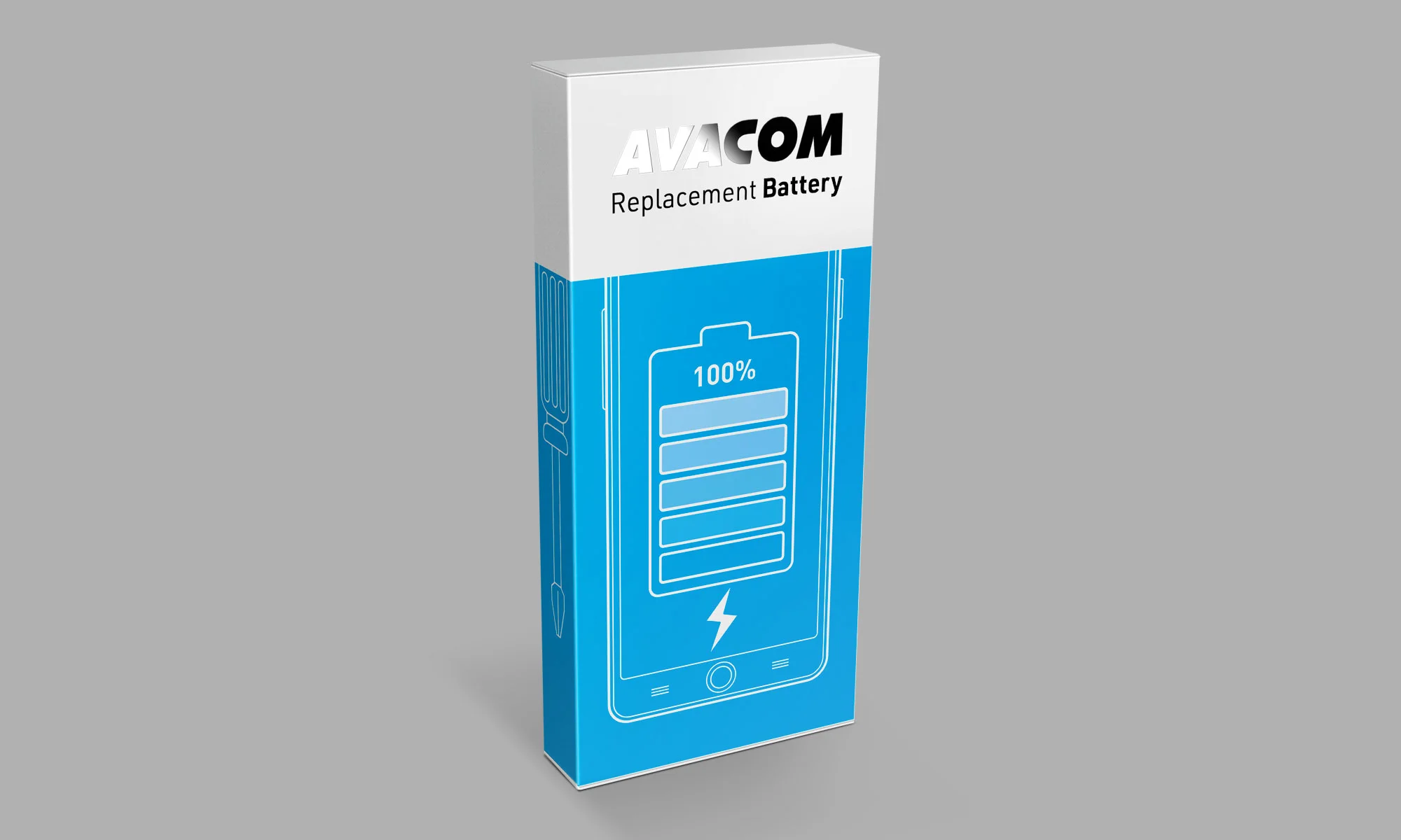 Design obalu Avacom Replacement battery - realizace