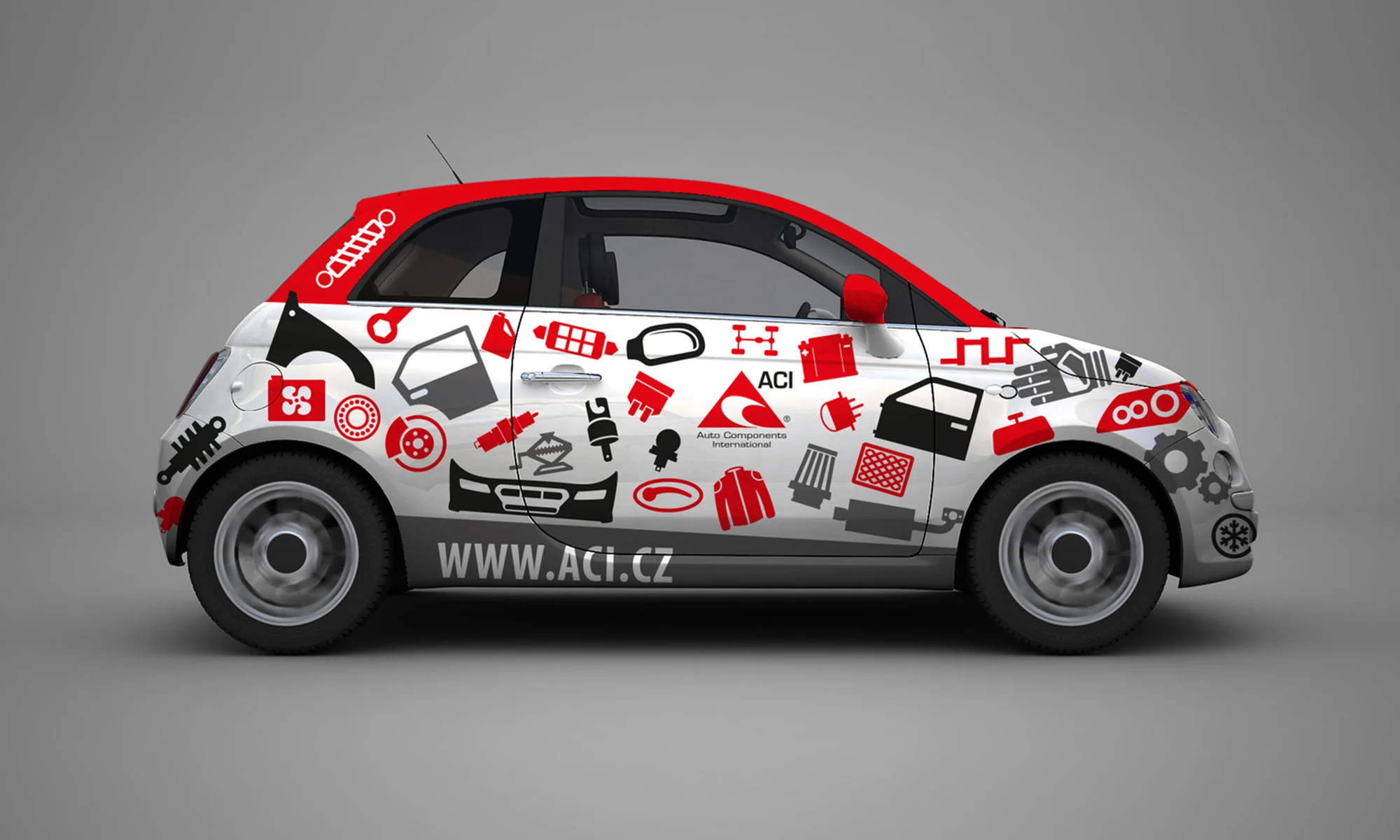 Design polepu vozu ACI