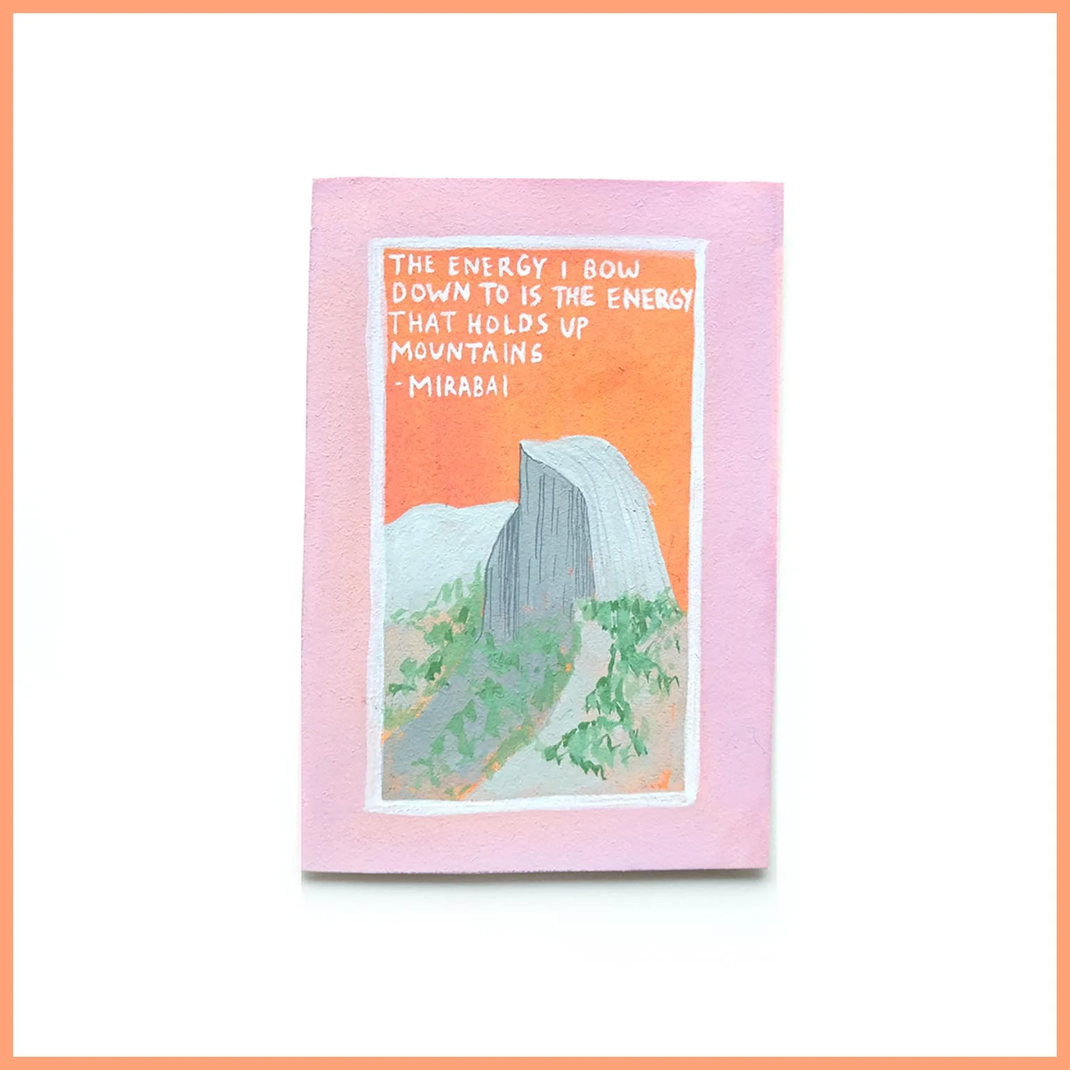 Mountain Energy Miniature Original Painting