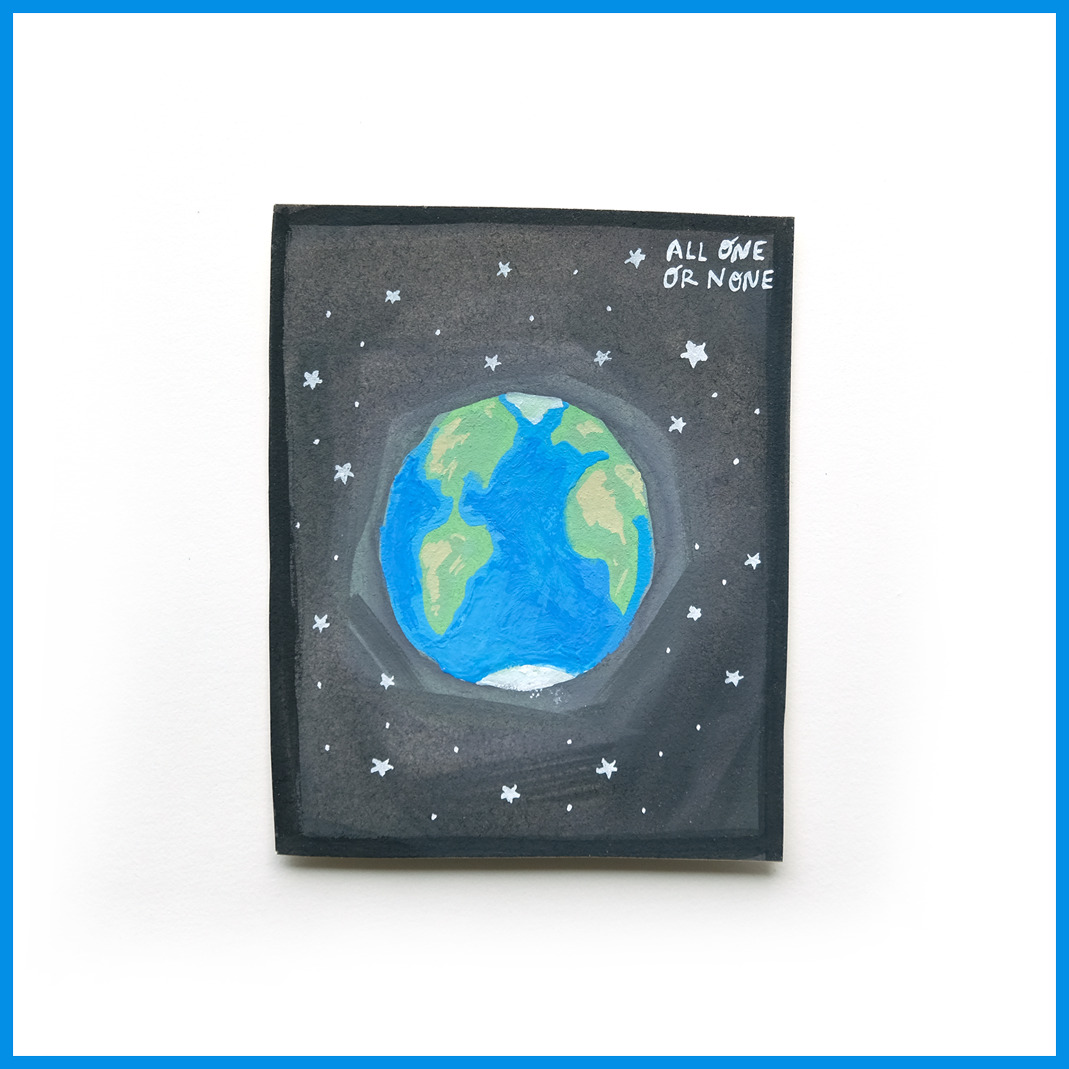 All One Or None Miniature Original Painting