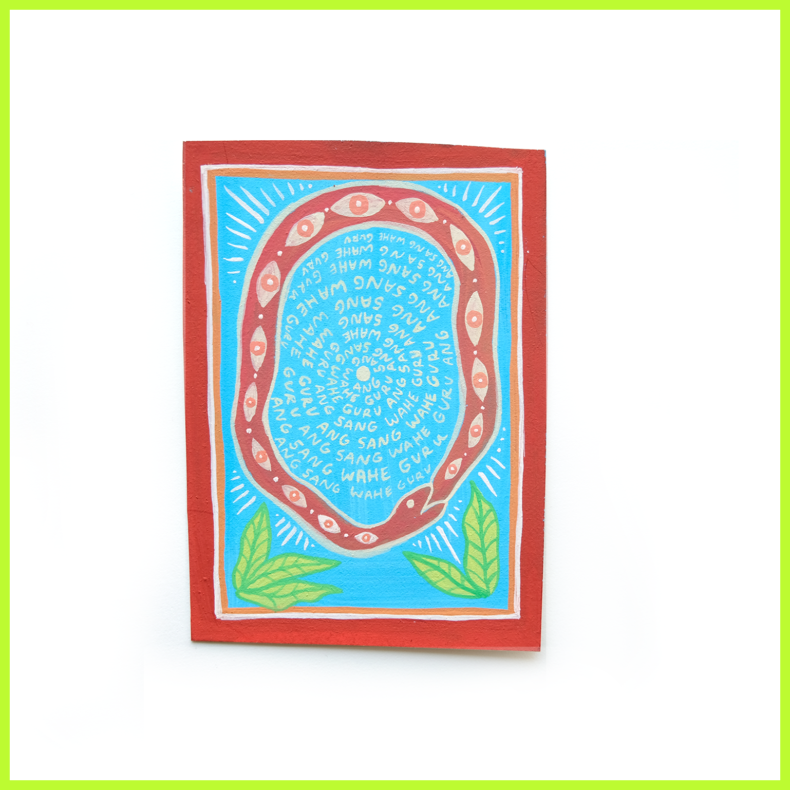 Ung Sung Wahe Guru Oroboros Miniature Original Painting