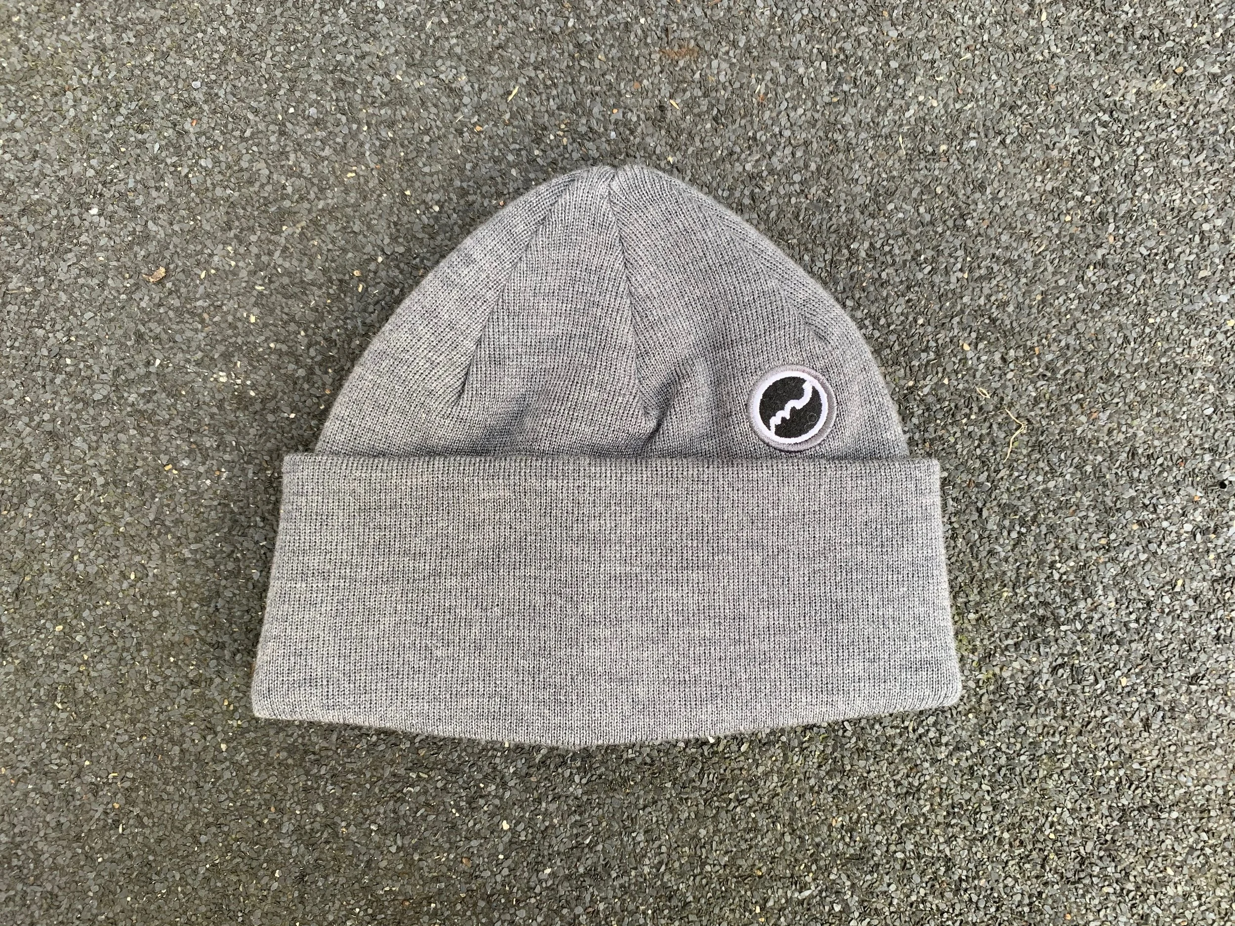 Merino Logo Patch Beanie - Go-to Grey