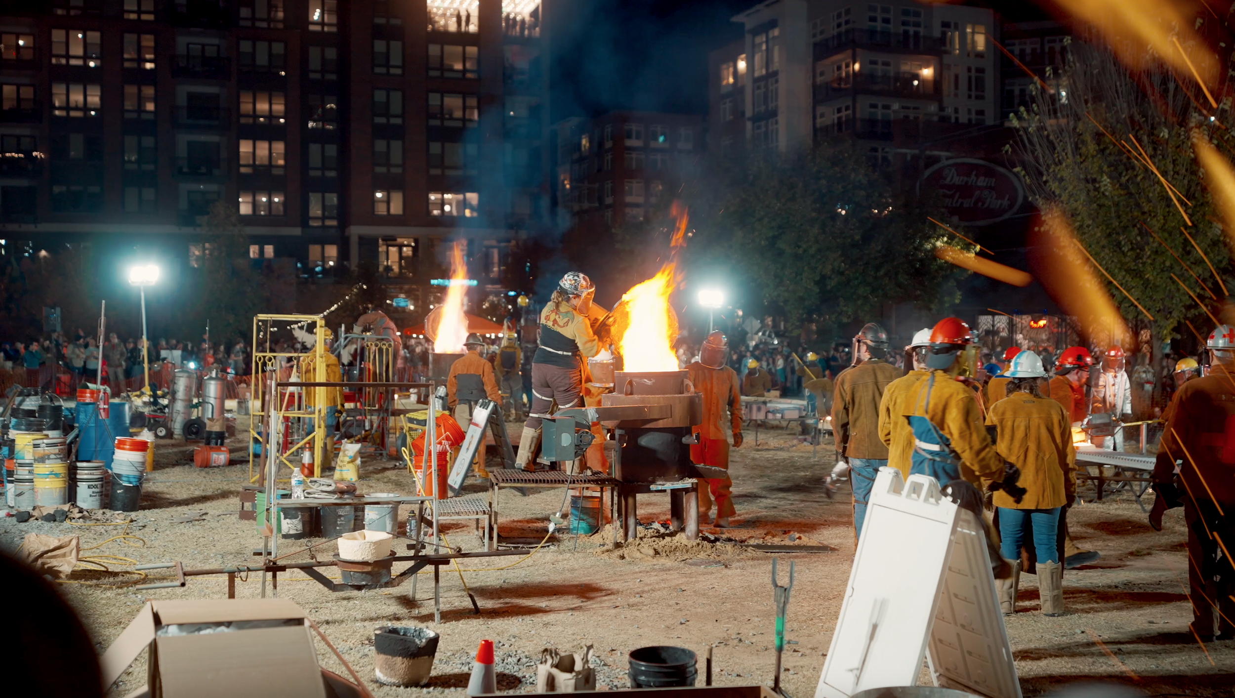 liberty arts annual  iron pour