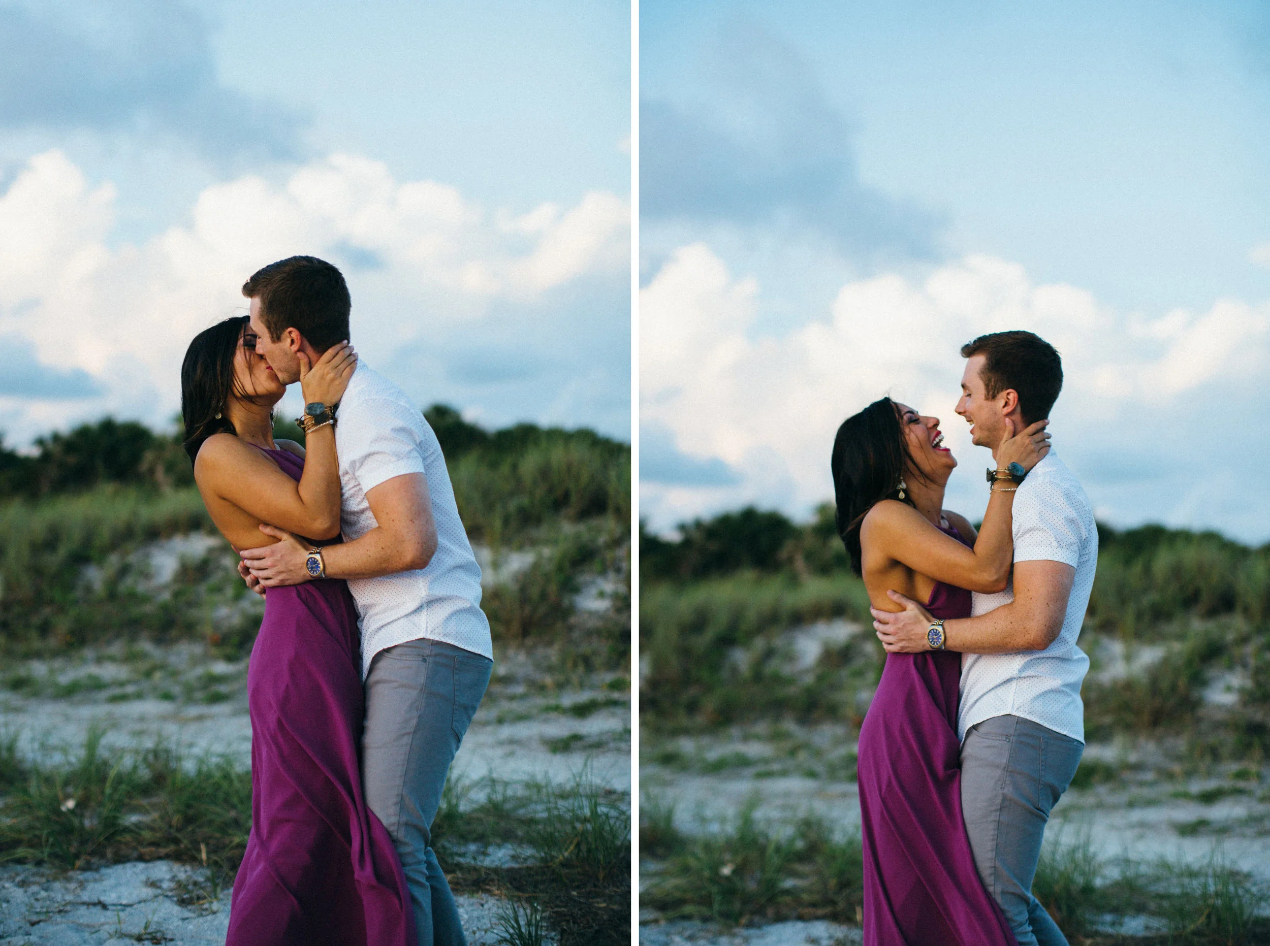 Priska & Russell | Engagement | Downtown St. Petersburg & Ft. De Soto, Florida | Benjamin Hewitt Photography