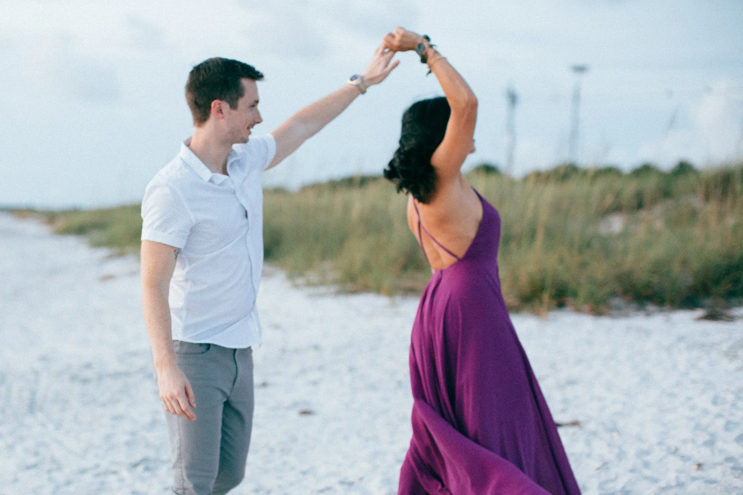 Priska & Russell | Engagement | Downtown St. Petersburg & Ft. De Soto, Florida | Benjamin Hewitt Photography