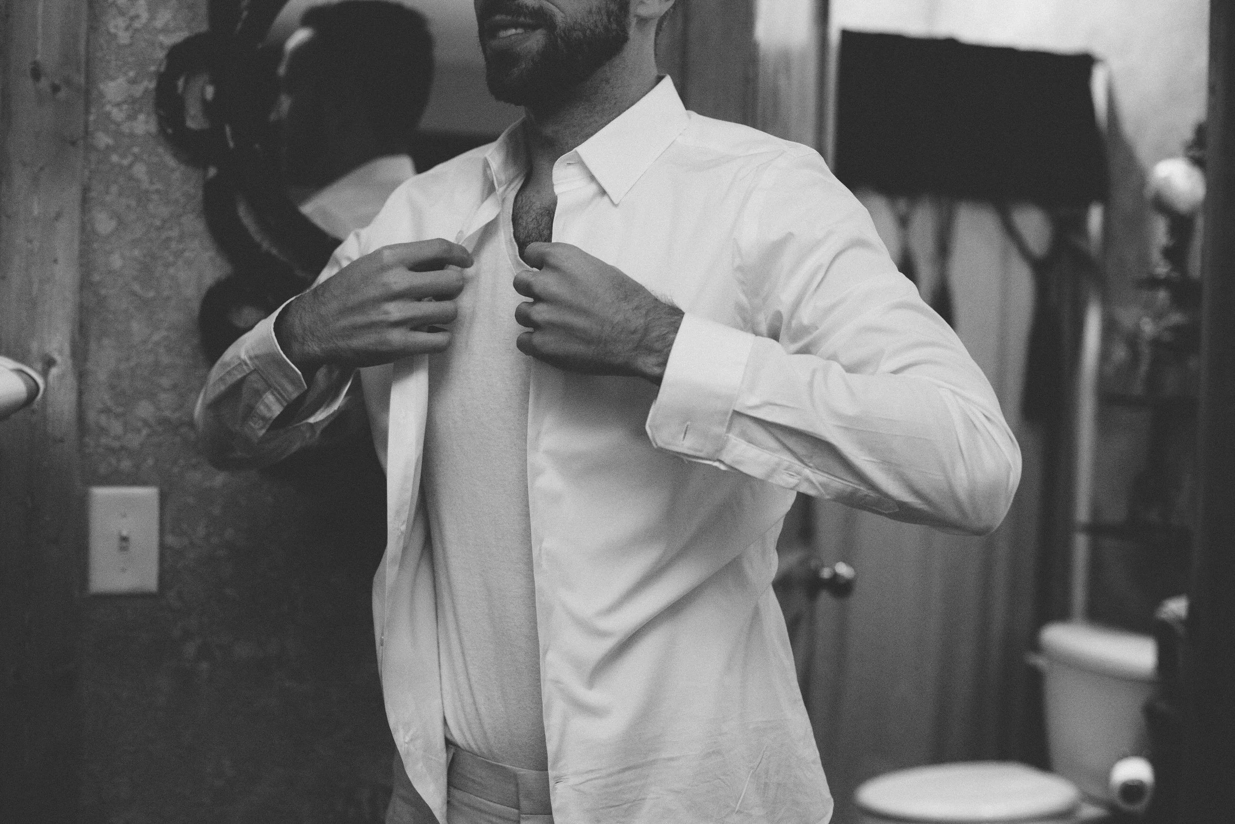 Groom Getting Ready Plant City Florida Wedding Photographer Benjamin Hewitt Photography