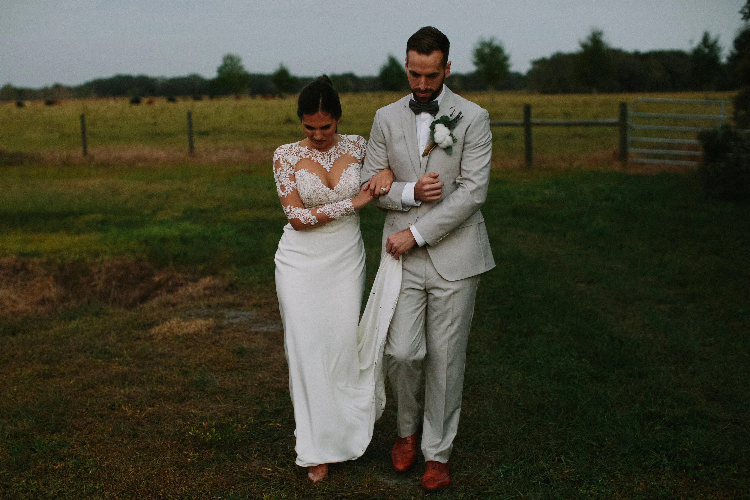 Wedding Bride Groom Portraits Plant City Florida Photographer Benjamin Hewitt Photography